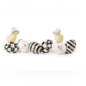 Mac-Kenzie Childs Spring Chick counter or shelf decor.